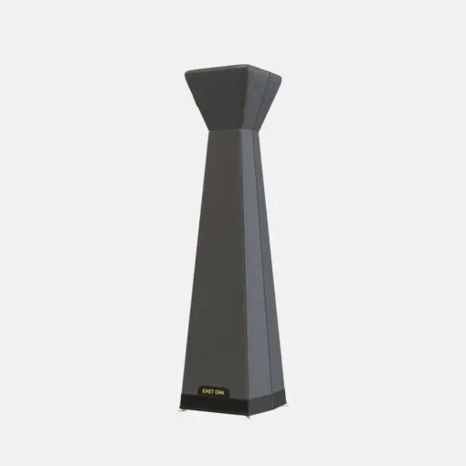 EAST OAK Pyramid Patio Heater Covers with 300D Oxford Fabric, Zipper and Air Mesh Vent, Waterproof & Dustproof Pyramid Outdoor Heater Covers, Wind, Sunlight, Snow-Resistant